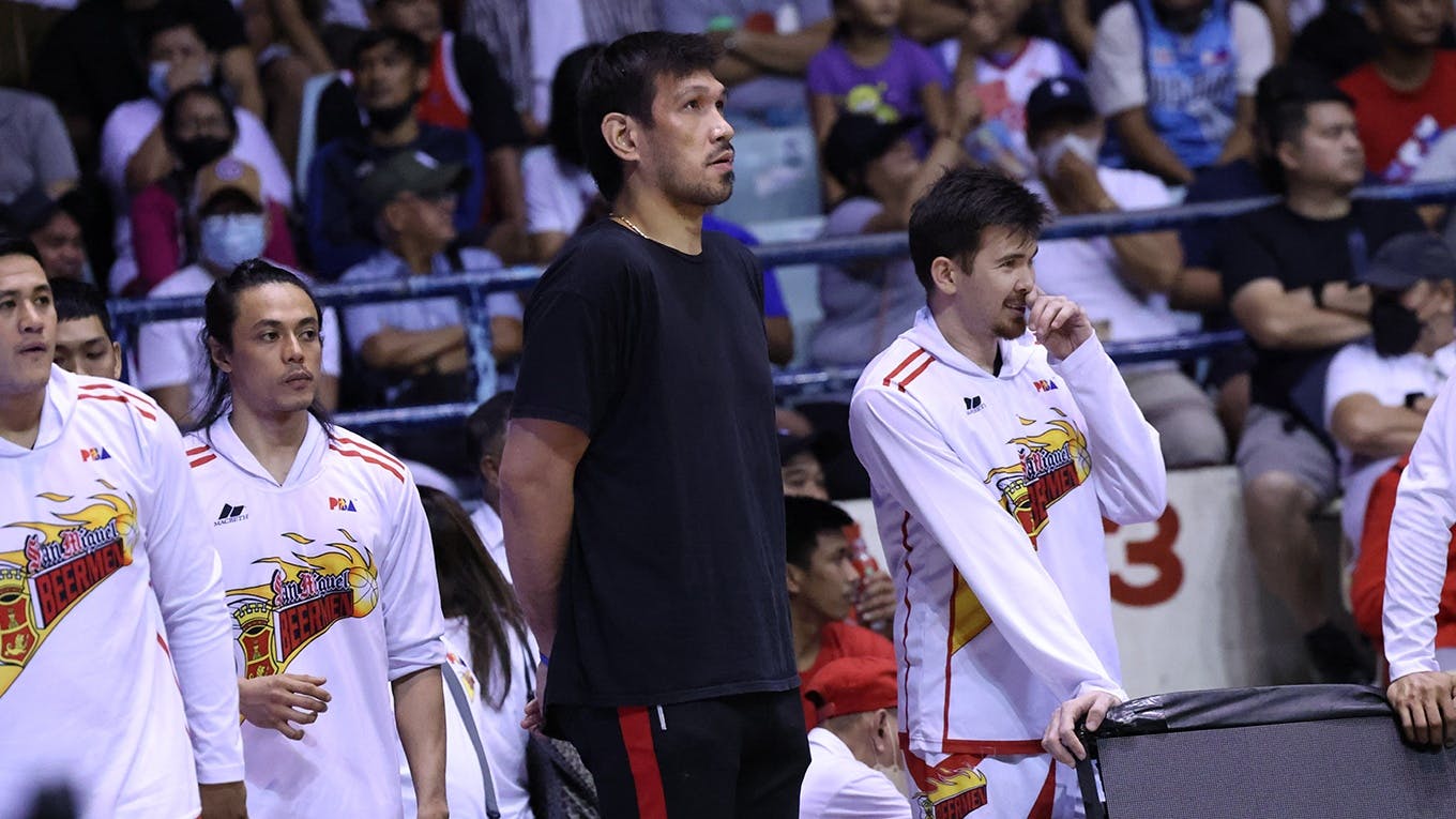 San Miguel coach Jorge Gallent gives update on June Mar Fajardo injury